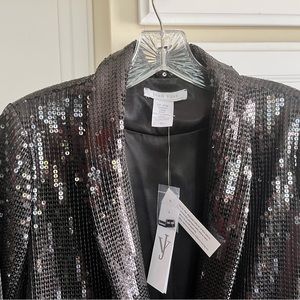 Joan Vass gorgeous new with tag sequined evening jacket.